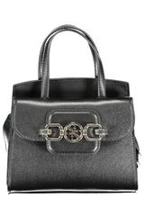 Guess Jeans Sleek Black Polyurethane Handbag