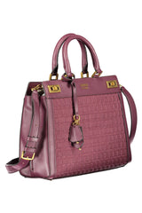 Guess Jeans Elegant Purple Polyurethane Handbag