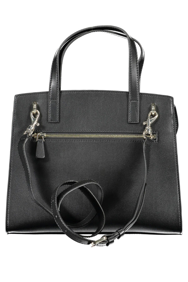 Guess Jeans Elegant Black Handbag with Versatile Straps