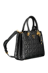 Guess Jeans Chic Black Polyurethane Handbag