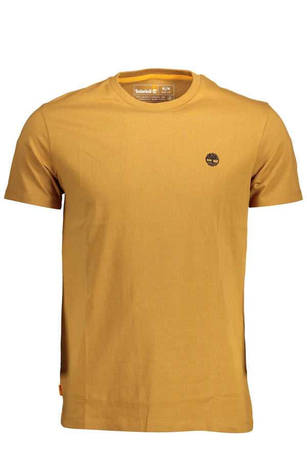 Sleek Slim Fit Timberland Tee in Earthy Brown