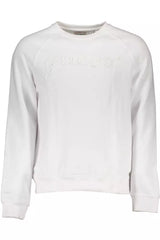 Guess Jeans Crisp White Organic Cotton Sweatshirt