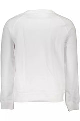 Guess Jeans Crisp White Organic Cotton Sweatshirt