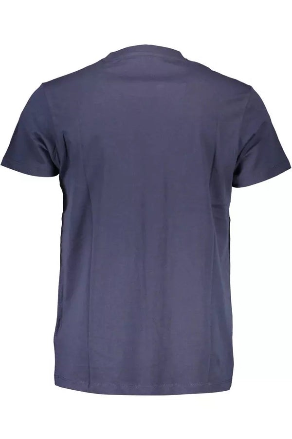 Guess Jeans Classic Blue Organic Cotton Logo Tee