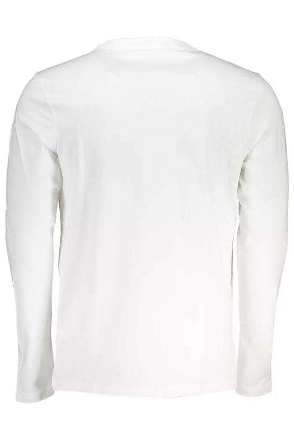 Hugo Boss Elegant Long-Sleeved Organic Cotton Tee