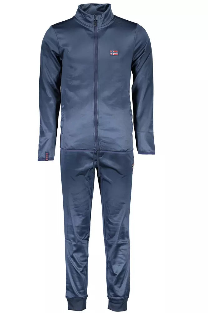 Norway 1963 Chic Blue Tracksuit Set