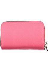 Guess Jeans Chic Pink Double Wallet with Contrasting Details