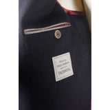 Dolce & Gabbana Elegant Dark Blue Cashmere Jacket