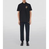 Burberry Elegant Black Cotton Polo Shirt