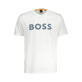 Hugo Boss Elegant White Organic Cotton Tee