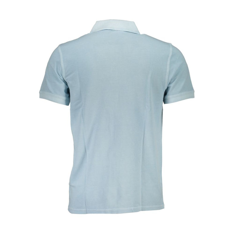 Hugo Boss Sleek Slim-Fit Light Blue Polo Shirt