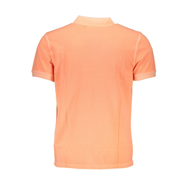 Hugo Boss Sleek Slim Fit Polo Shirt in Vibrant Orange