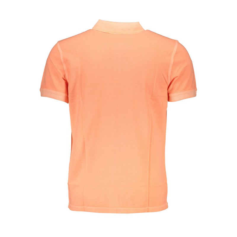 Hugo Boss Sleek Slim Fit Polo Shirt in Vibrant Orange