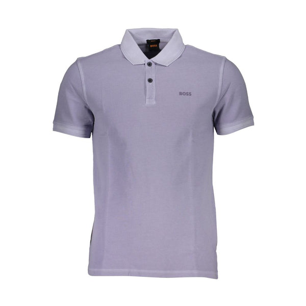 Hugo Boss Slim Fit Short Sleeved Purple Polo