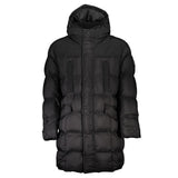 Hugo Boss Sleek Hooded Black Polyamide Jacket