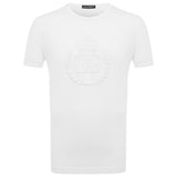 Dolce & Gabbana Embossed Logo White Cotton Tee