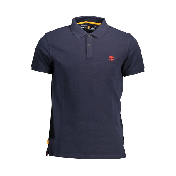 Timberland Elegant Slim Fit Cotton Polo with Embroidery