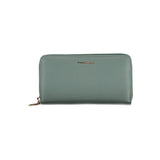 Coccinelle Chic Green Leather Wallet with Ample Storage