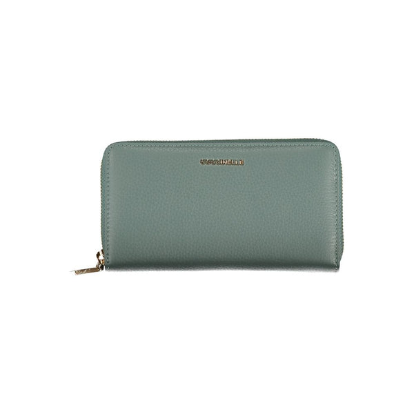 Coccinelle Chic Green Leather Wallet with Ample Storage