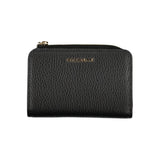 Coccinelle Elegant Black Leather Double Compartment Wallet