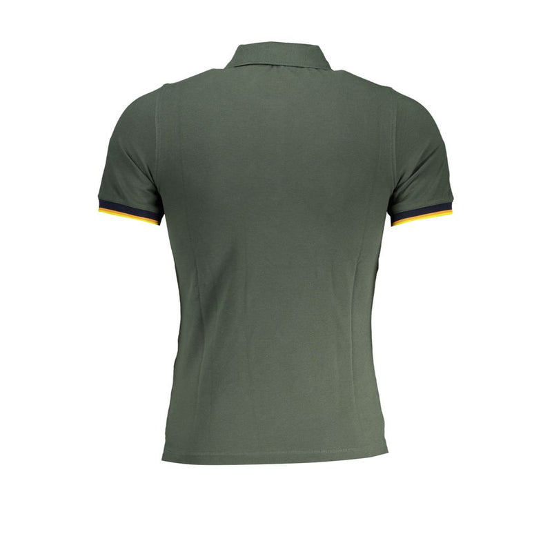 K-WAY Chic Green Contrast Detail Polo Shirt