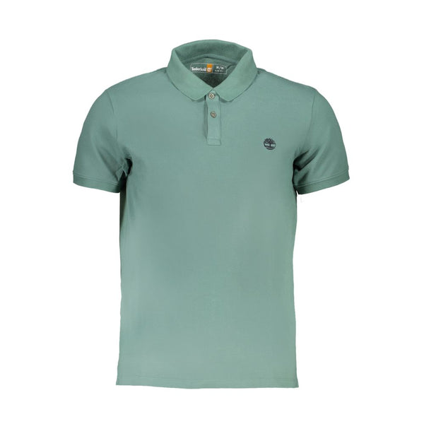 Timberland Green Cotton Polo Shirt