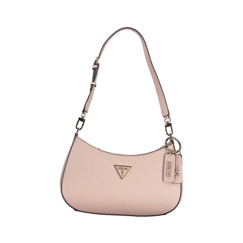 Guess Jeans Pink Polyethylene Handbag