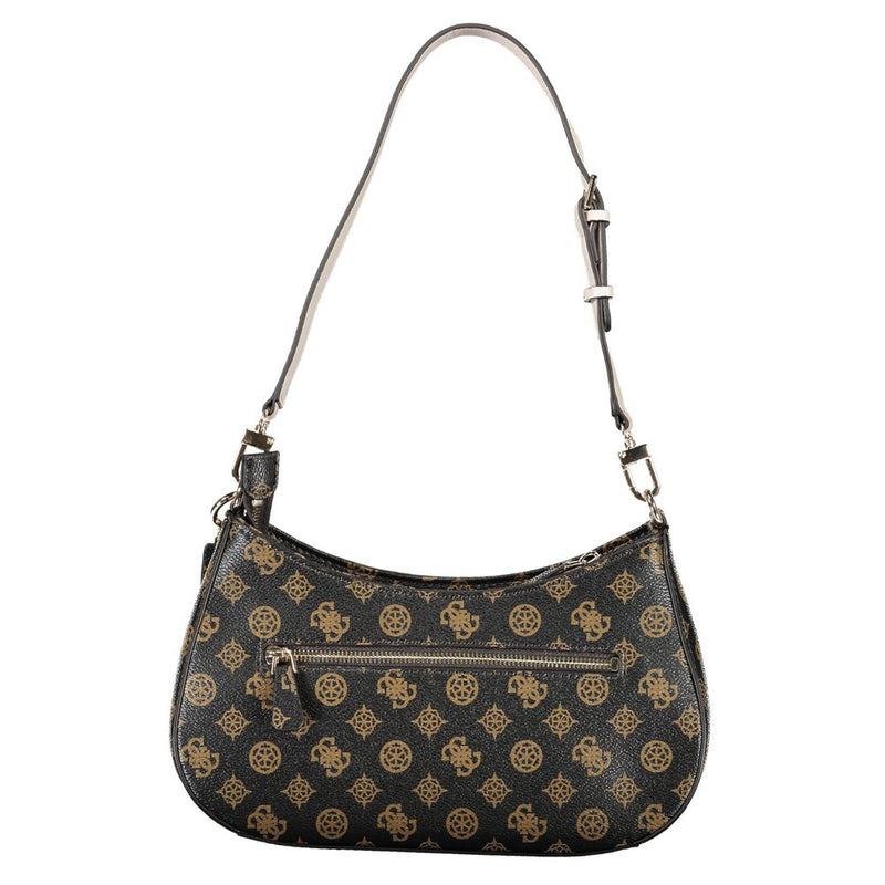 Guess Jeans Brown Polyethylene Handbag