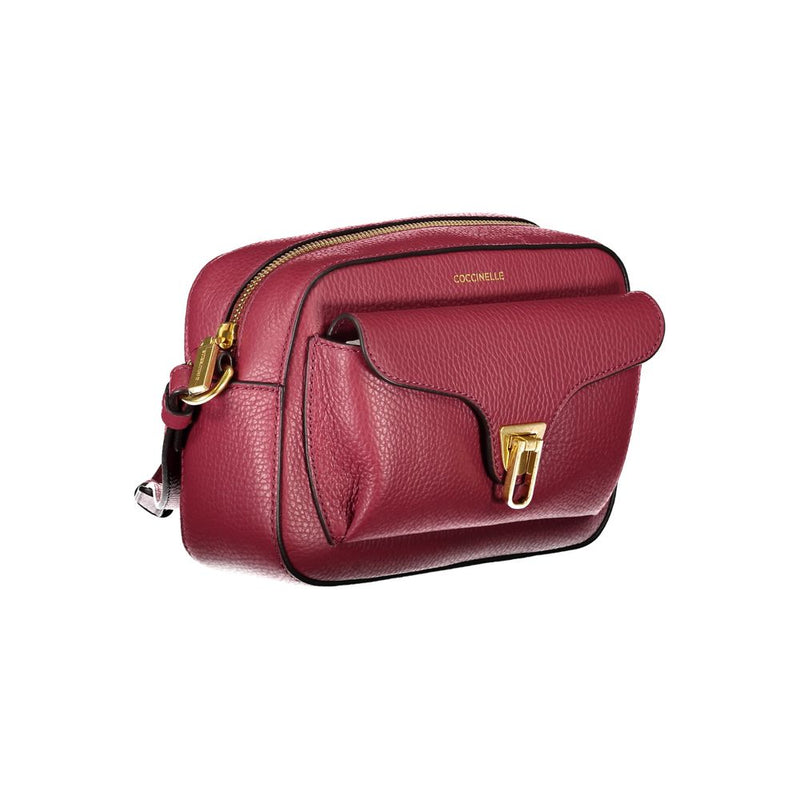 Coccinelle Red Leather Handbag