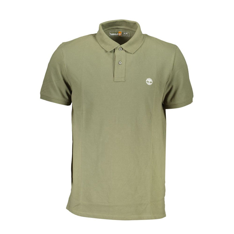 Timberland Green Cotton Polo Shirt