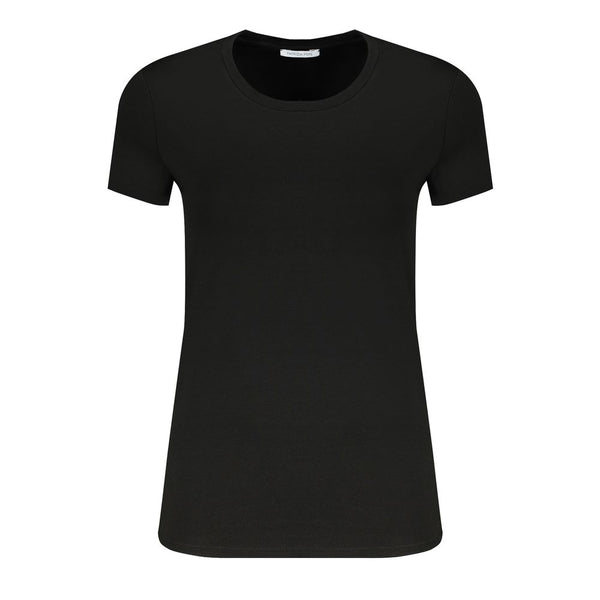 Patrizia Pepe Black Elastane Tops & T-Shirt