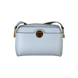 Coccinelle Light Blue Leather Handbag