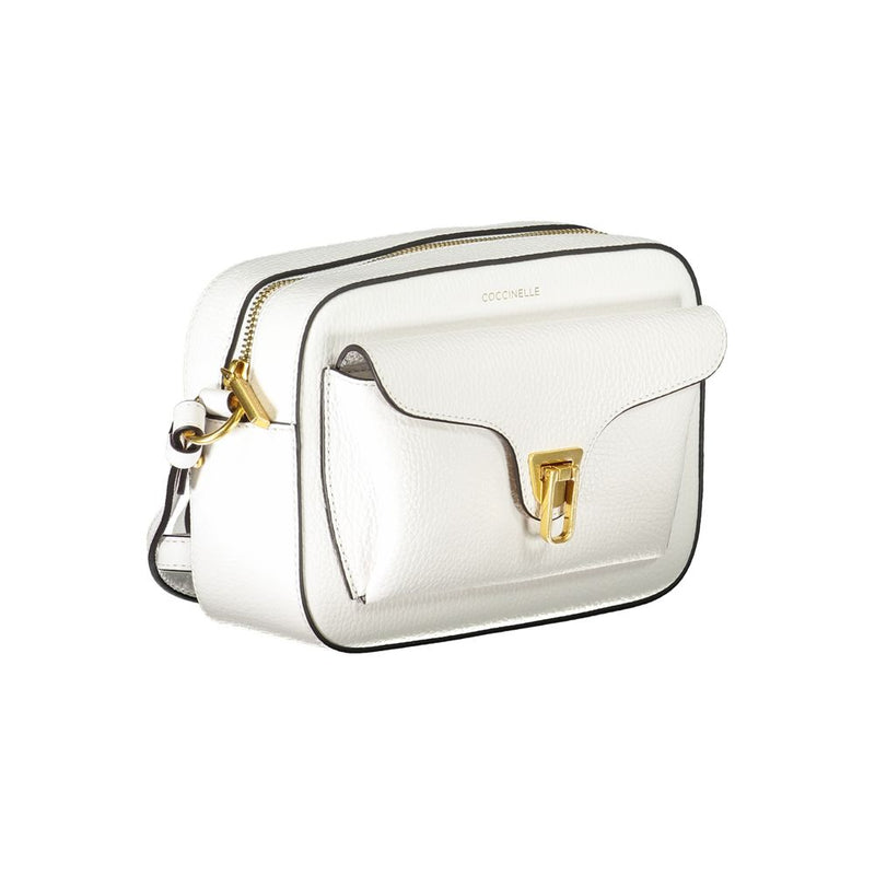 Coccinelle White Leather Handbag