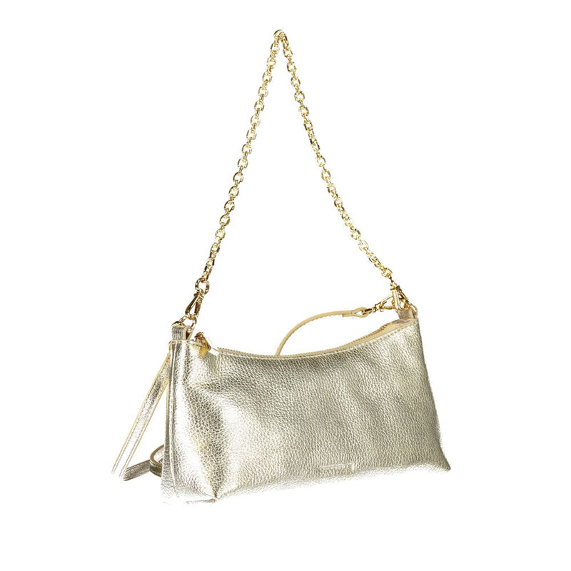 Coccinelle Gold Leather Handbag