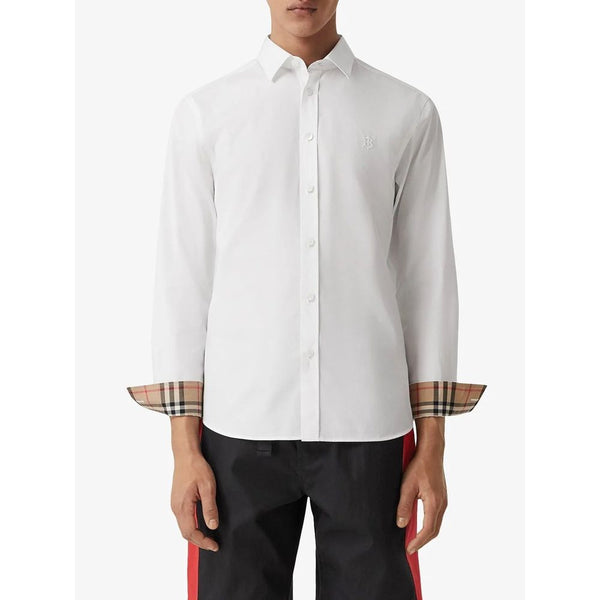 Burberry White Cotton Shirt