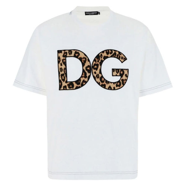 Dolce & Gabbana White Cotton T-Shirt