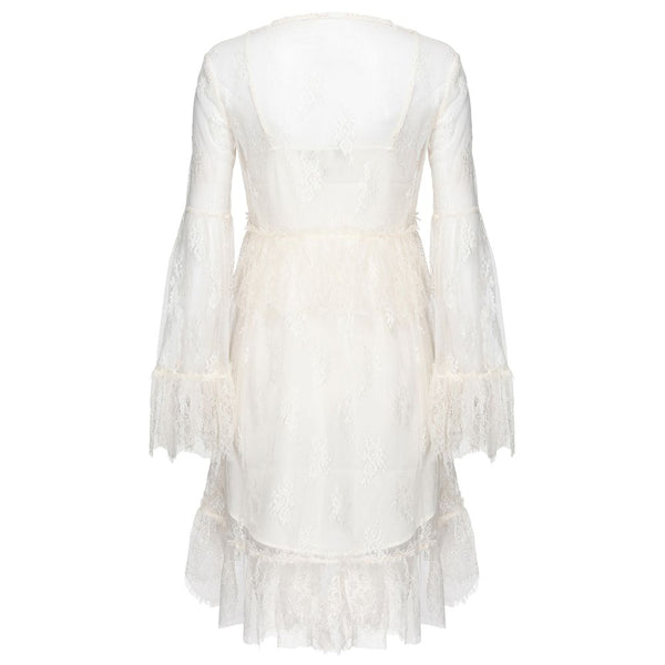 PINKO White Polyamide Dress