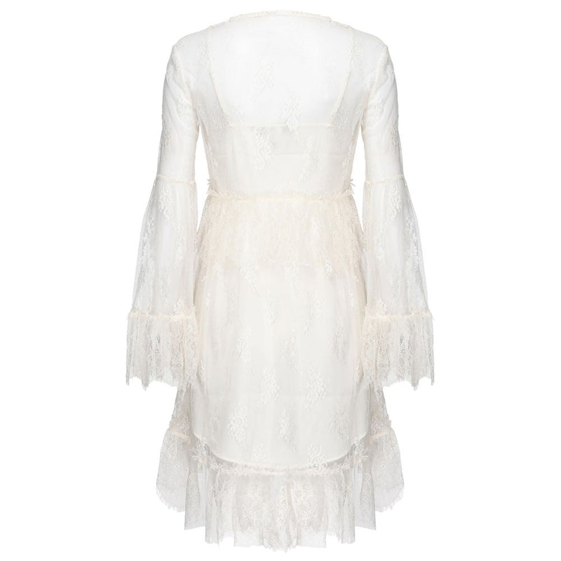 PINKO White Polyamide Dress