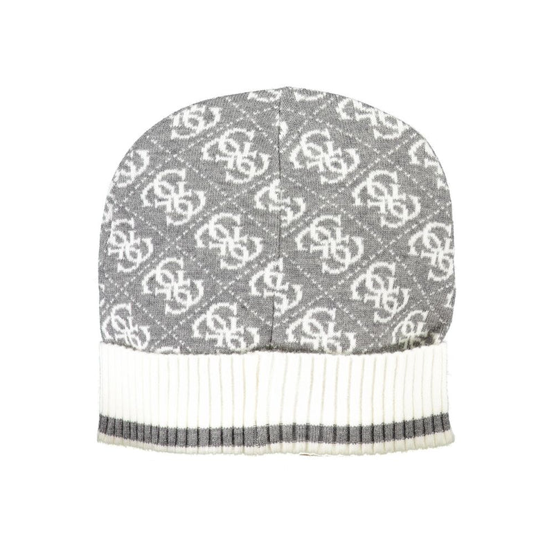 Guess Jeans Gray Polyester Hats & Cap