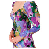 Mar De Margaritas Multicolor Viscose Dress