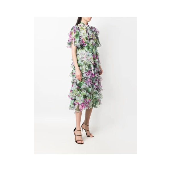 Dolce & Gabbana Multicolor Silk Dress