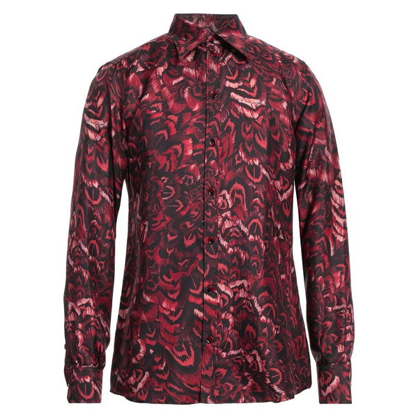 Dolce & Gabbana Elegant Pink Silk Men's Shirt