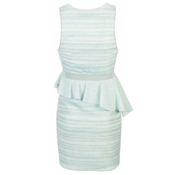 Patrizia Pepe Sleeveless Crepe Ruffle Dress