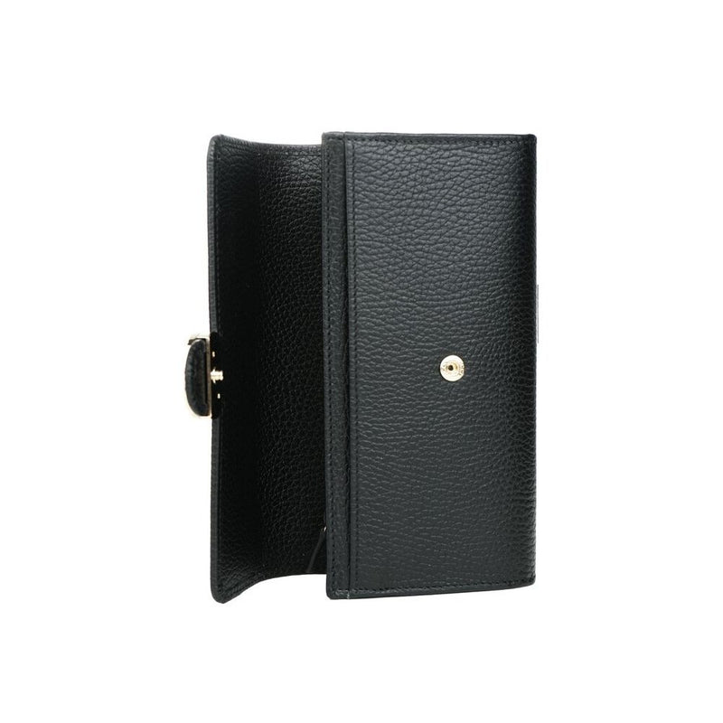 Gucci Elegant Calfskin Leather Chain Wallet