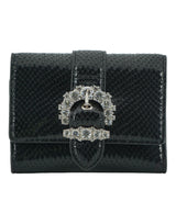 Jimmy Choo Black Leather Cheri Wallet