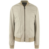 Dolce & Gabbana Beige Leather Di Lambskin Jacket