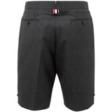 Thom Browne Elegant Wool Shorts in Classic Gray