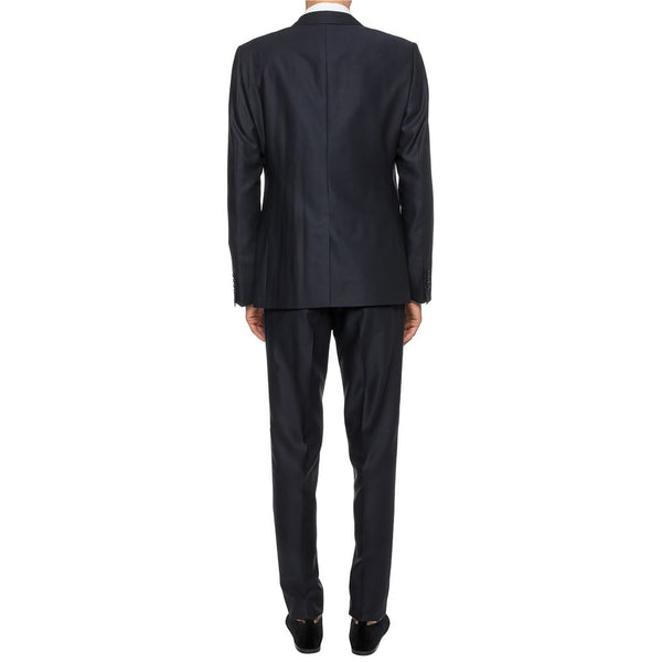 Dolce & Gabbana Blue Wool Vergine Suit