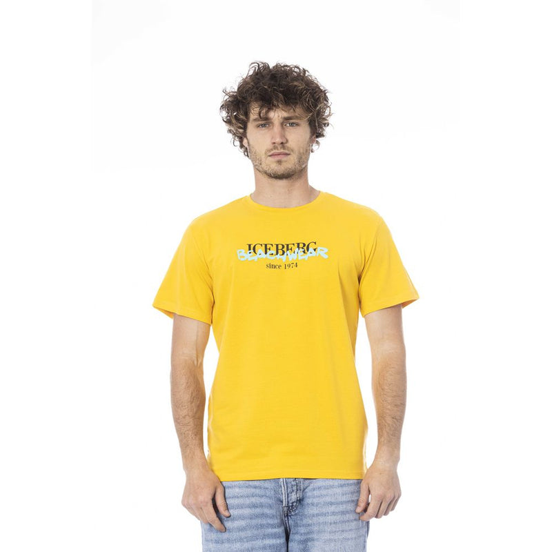 Iceberg Yellow Cotton T-Shirt