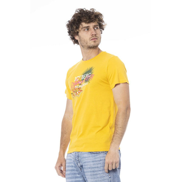 Iceberg Yellow Cotton T-Shirt